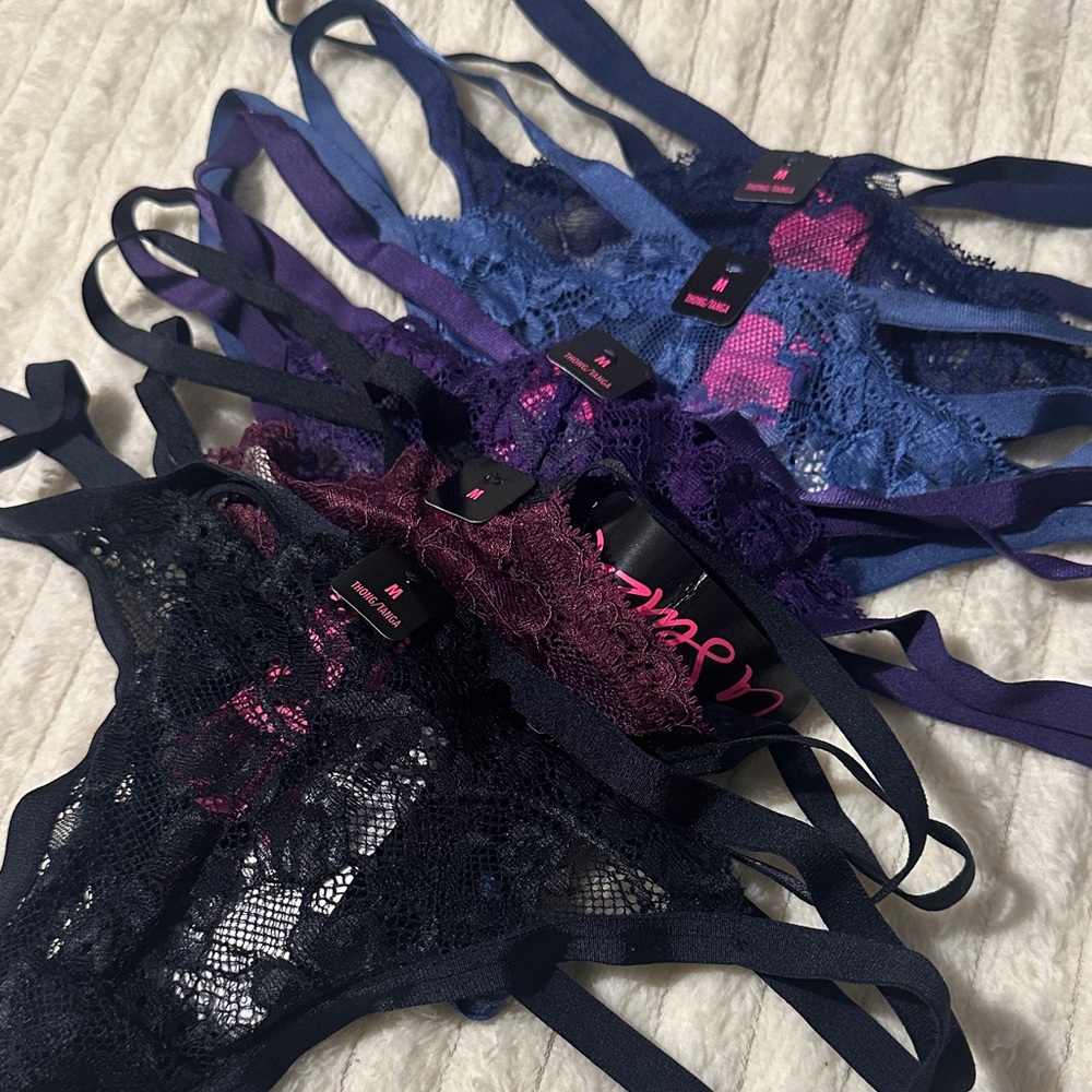 Luxury strapppy lace g strings